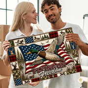 Personalized Hunting Welcome Doormat with Custom Family Name