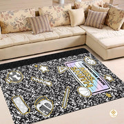 Custom Composition Notebook Classroom Rug for Kids