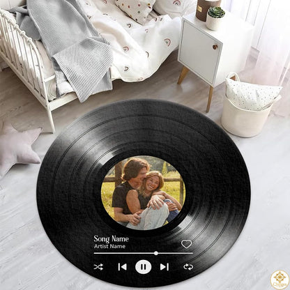 Custom Music Round Rug