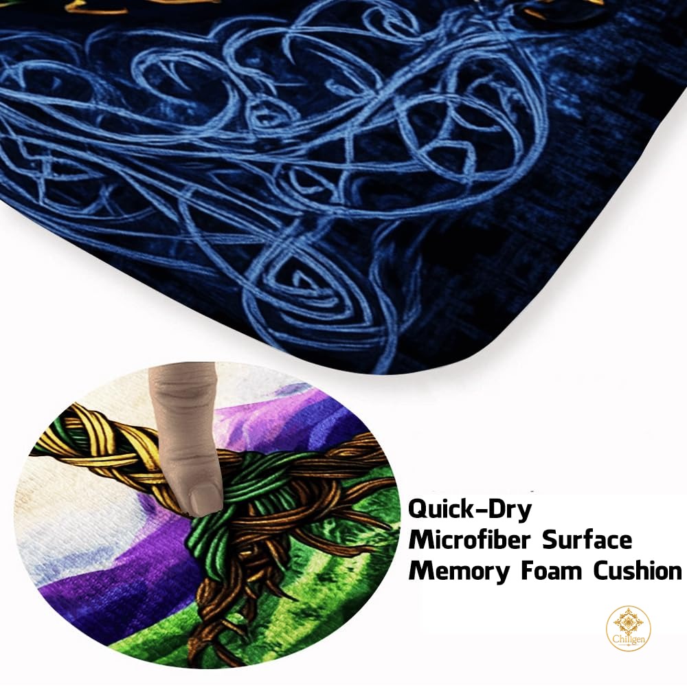 Custom Tree of Life Doormat with Celtic Design and Soft Mat - Tree-ds19