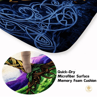 Custom Tree of Life Doormat with Celtic Design and Soft Mat - Tree-ds19