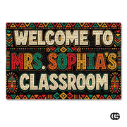 Personalized Welcome Doormat with Family Name and Address