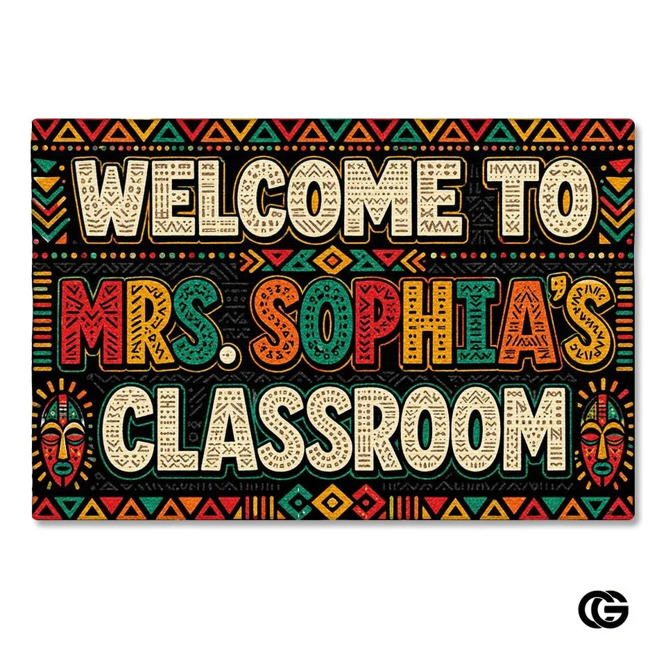 Personalized Welcome Doormat with Family Name and Address
