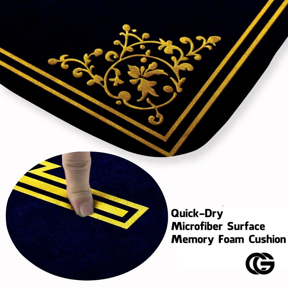 Personalized Orthodox Rug with Christian Cross and Eagle - D6