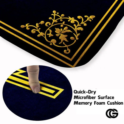Personalized Orthodox Rug with Christian Cross and Eagle - D6