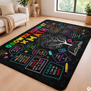 Custom Math Area Rug