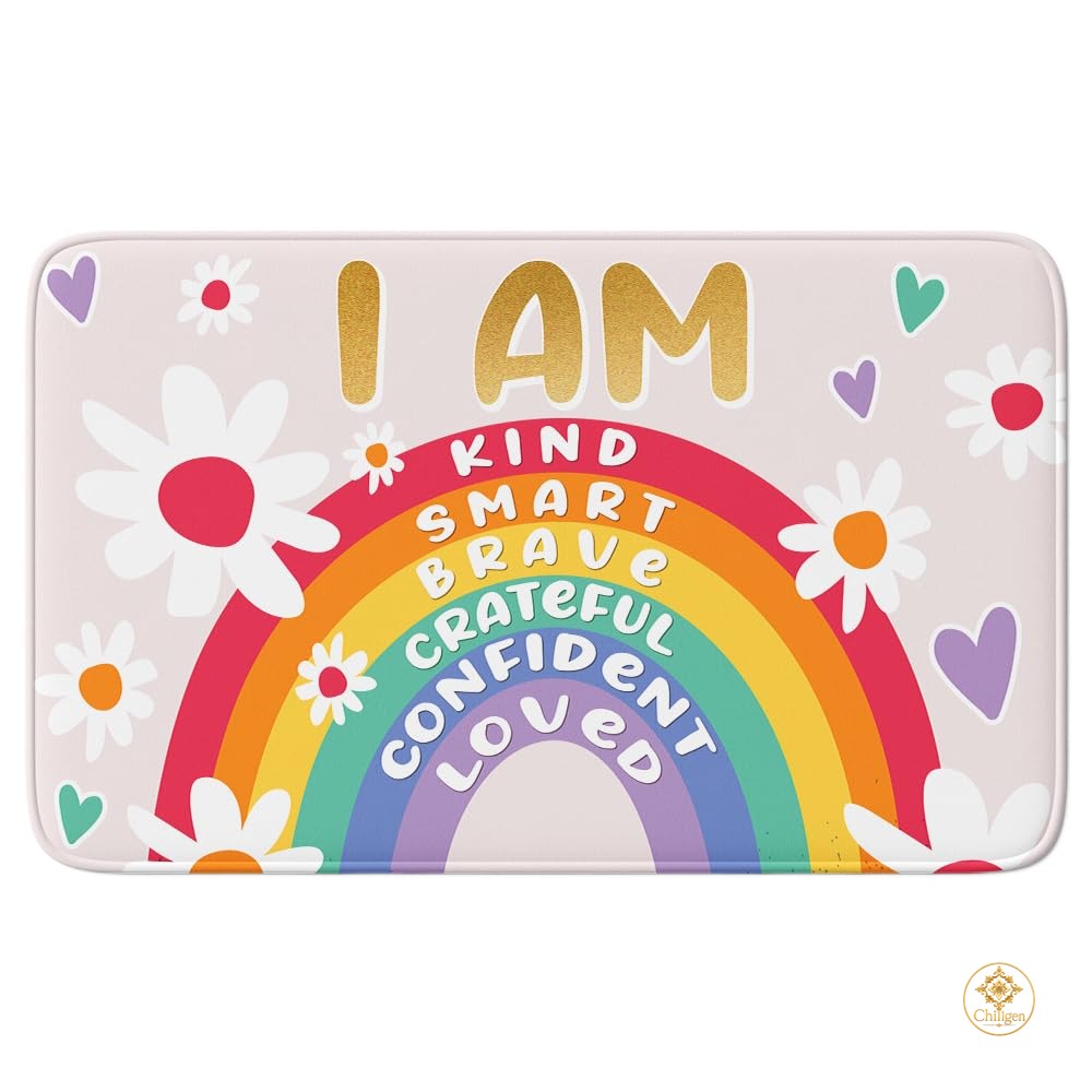 Personalized Welcome Doormat with Family Name and Address - Pastel