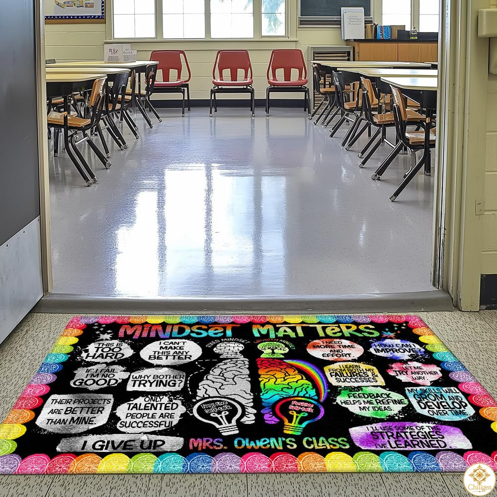 Custom Welcome Mat for Front Door and Classroom Entryway