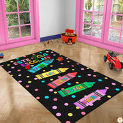 Custom ABC Spanish Educational Rug with Alphabet and Numbers