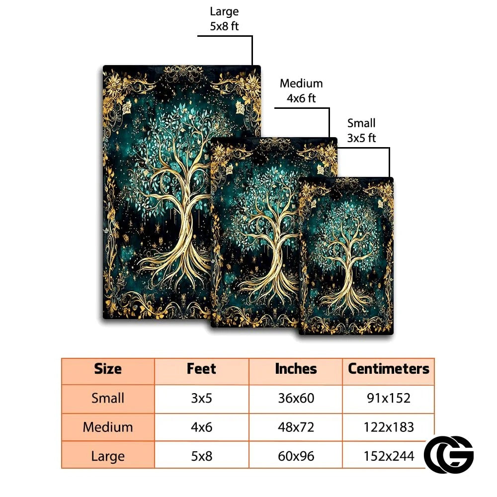Custom Tree of Life Welcome Mat for Living Room and Bedroom - Tree-ds10