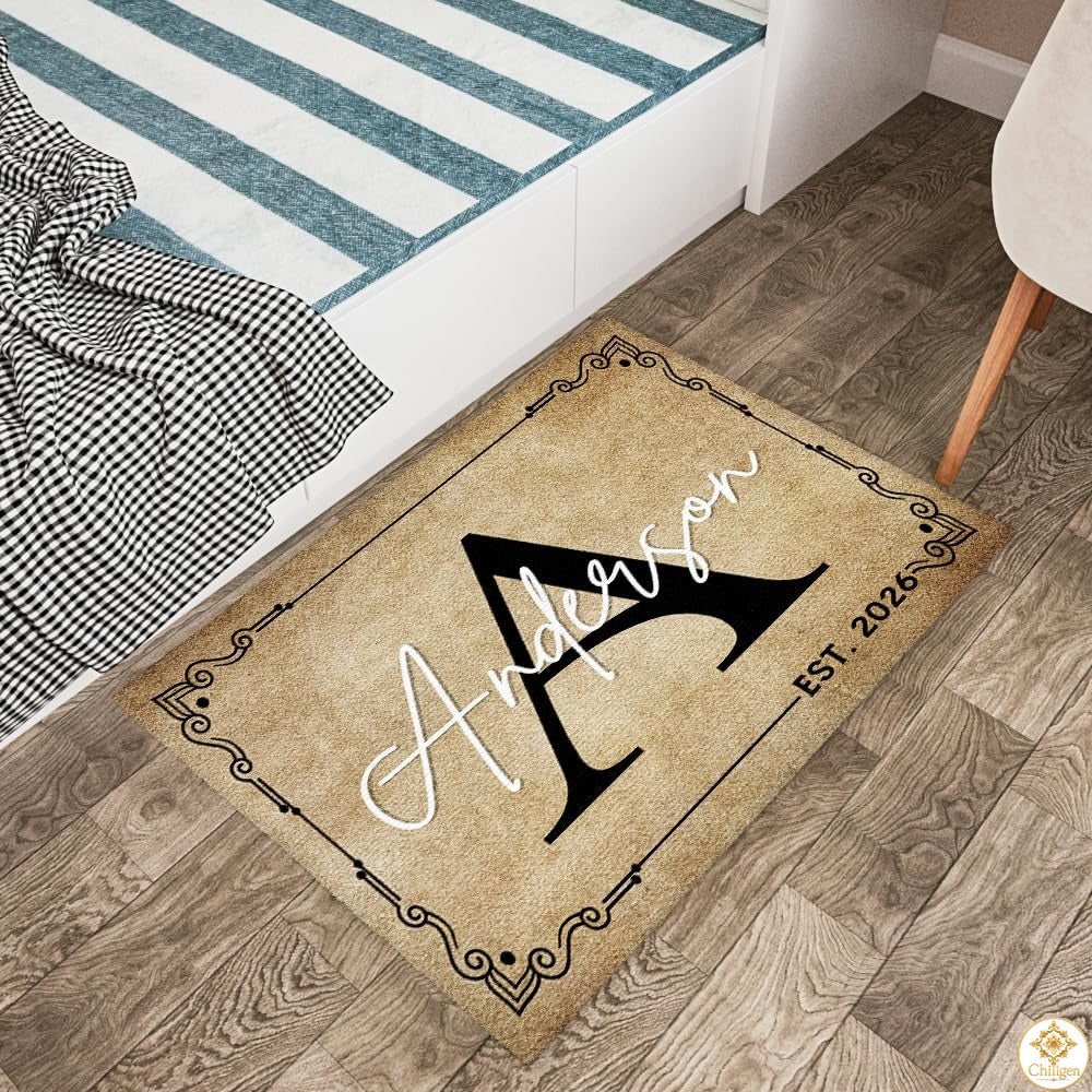 Custom Monogram Doormat – Style 355
