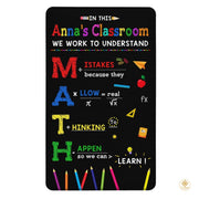 Custom Mathematics Education Rug for Classroom and Playroom - Math D5 / 3' x 5' (Rectangular)