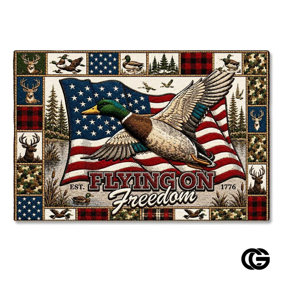 Personalized Hunting Welcome Doormat for Front Door