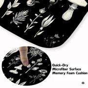Infographic displaying dotted anti-slip backing and surface resistance details for the area rug - thumbnail image 5 of 8