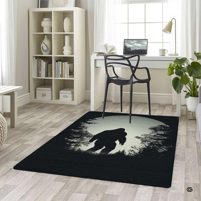Lifestyle living room scene featuring family lounging on Bigfoot area rug. - thumbnail image 5 of 5