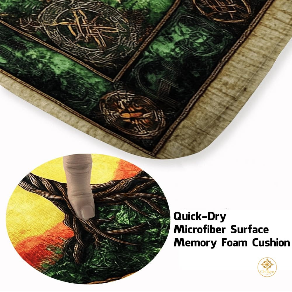 Custom Celtic Tree of Life Welcome Mat for Living Room