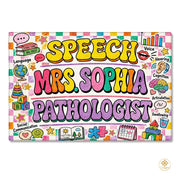 Personalized Classroom Doormat with Custom Teacher Name