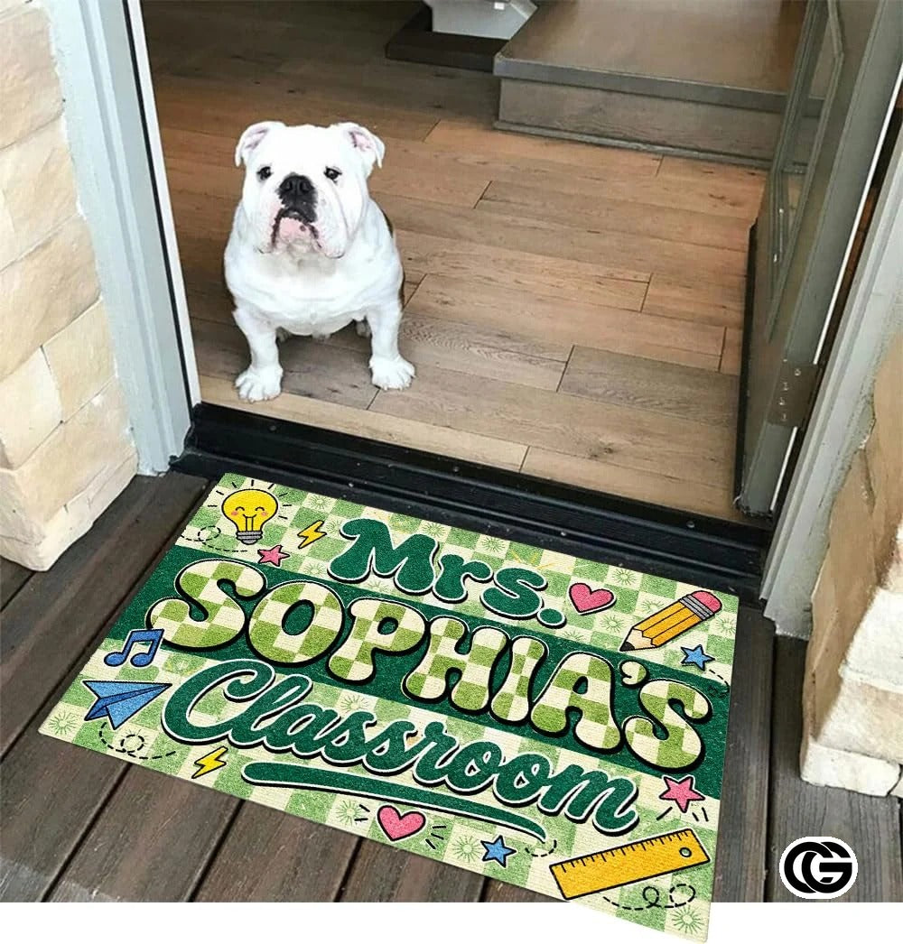 Personalized Welcome Doormat with Family Name and Address