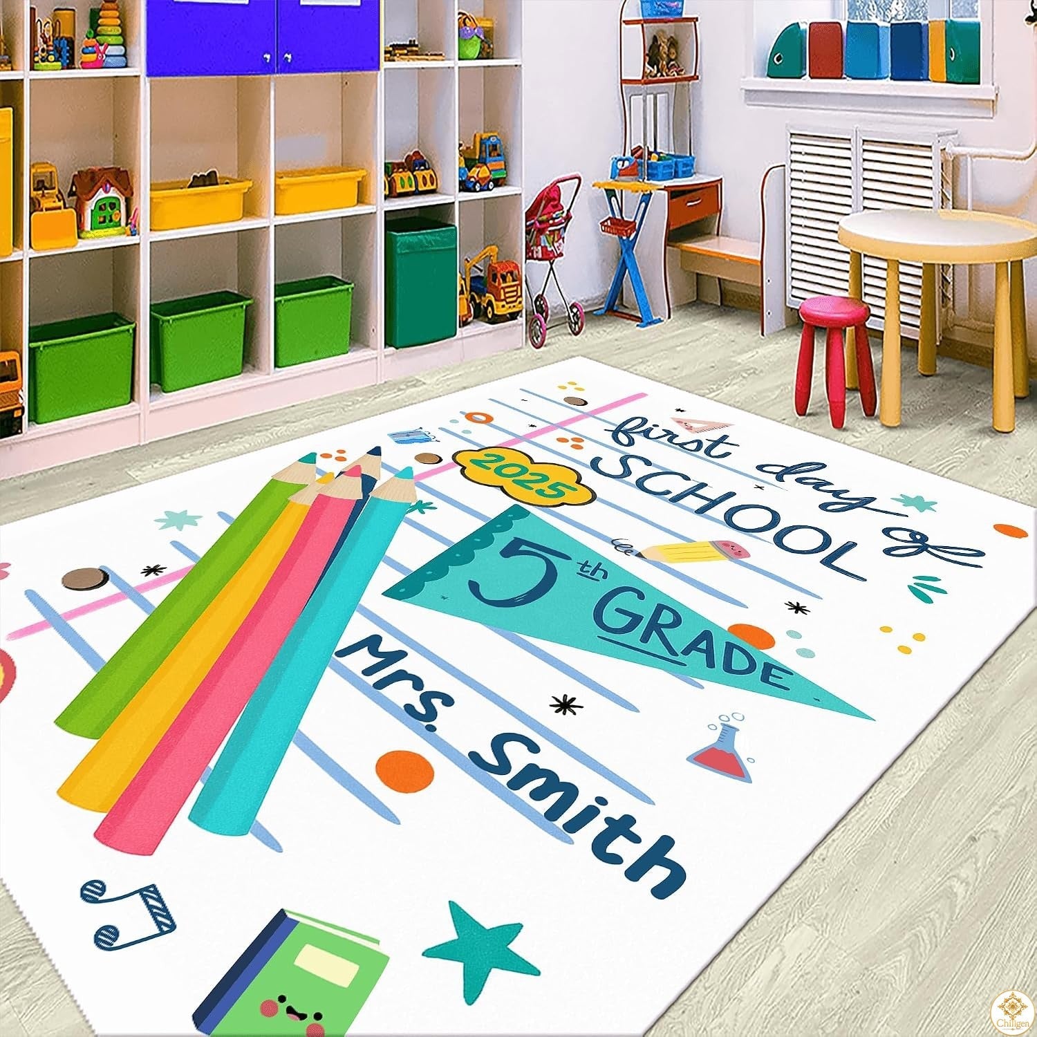 Mental Health Classroom Area Rug