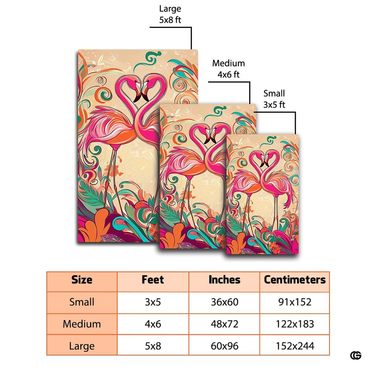Lifestyle scene featuring family lounging on pink flamingo couple area rug. - image 5 of 7