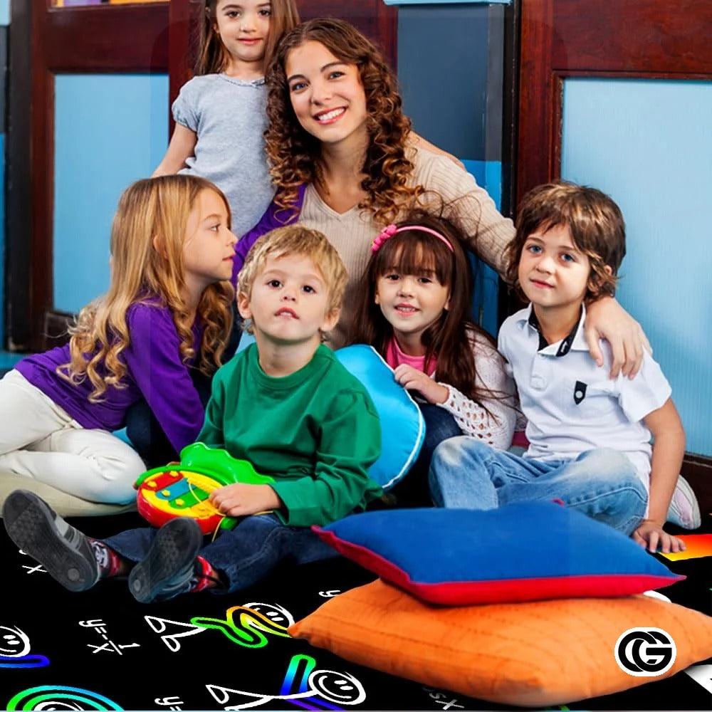 Custom Mathematics Education Rug for Classroom and Playroom