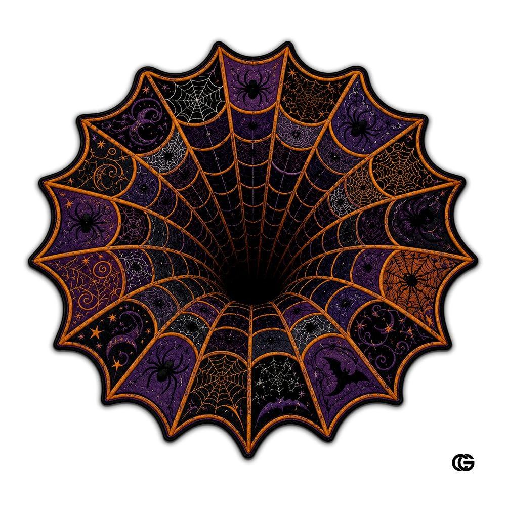 Personalized Halloween 3D Optical Illusion Shaped Rug (A05)