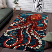 Custom Octopus Welcome Mat for Front Door and Entryway