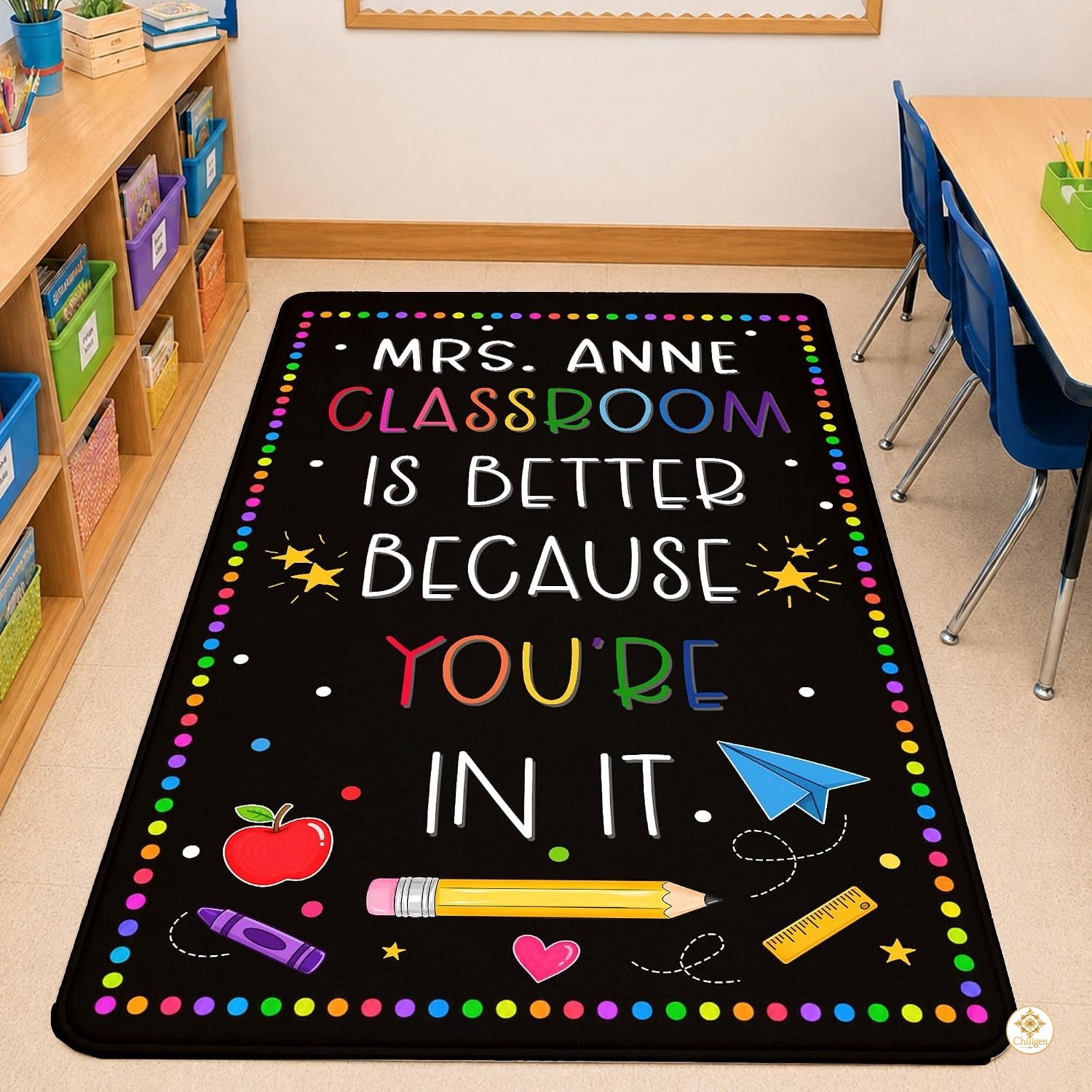 Personalized Welcome Doormat with Family Name and Address