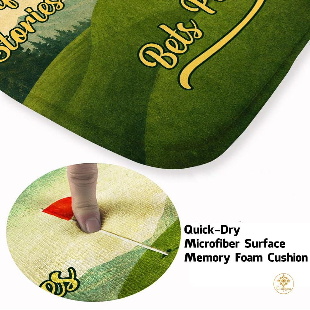 Custom Golf Welcome Mat for Front Door and Entryway - Style 10