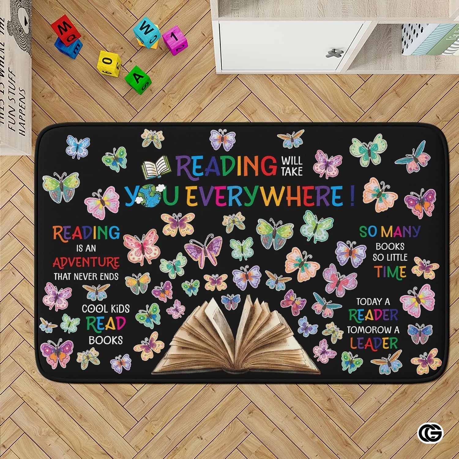 Personalized Welcome Doormat with Family Name and Address - Reading-02