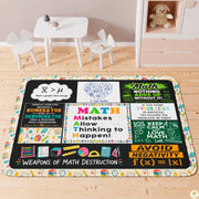 Custom Math Area Rug