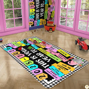 Mental Health Classroom Area Rug