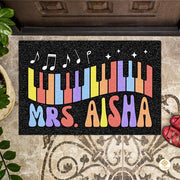 Personalized Teacher Doormat for Classroom and Back to School