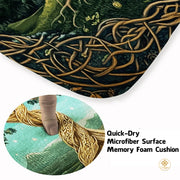 Custom Tree of Life Welcome Mat with Non Slip Backing