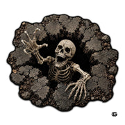 Personalized Halloween 3D Optical Illusion Shaped Rug (A03)