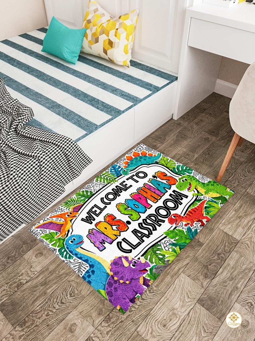 Personalized Classroom Doormat with Custom Teacher Name