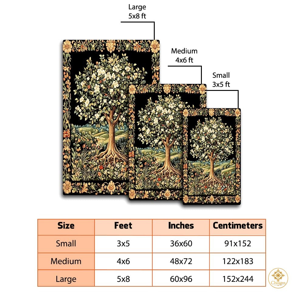 Custom Tree of Life Doormat with Celtic Monogram