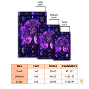 Custom Tree of Life Doormat with Celtic Pattern and Non Slip Backing