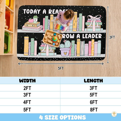 Custom Classroom Library Welcome Mat for Kids and Teachers