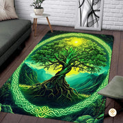 Custom Tree of Life Doormat with Celtic Pattern and Non Slip Backing - Tree-ds25