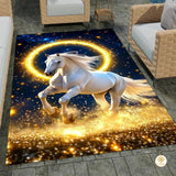 Custom Western Running Horse Doormat with Non Slip Backing - Horse-ds28
