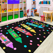 Custom ABC Spanish Educational Rug with Alphabet and Numbers