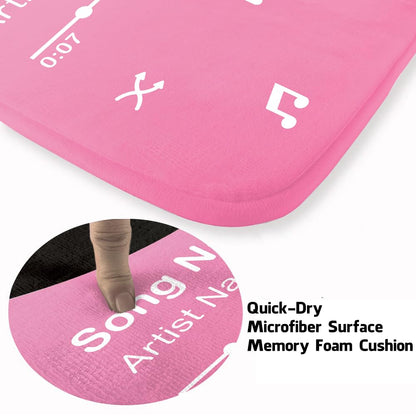 Custom Music Album Doormat for Front Door and Entryway
