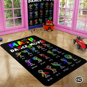 Custom Mathematics Education Rug for Classroom and Playroom