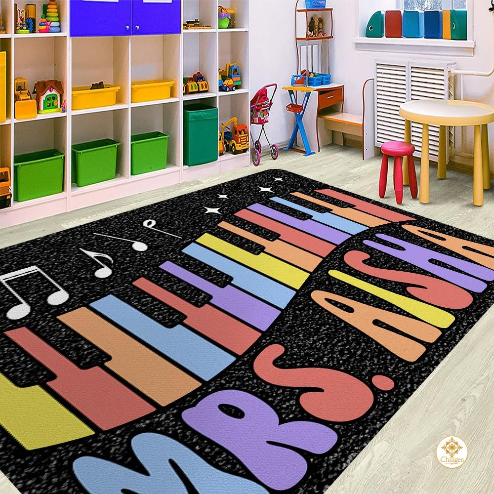 Custom Notebook Welcome Mat for Classroom and Bedroom