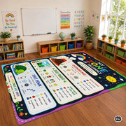 Personalized Classroom Rules Welcome Mat for Front Door