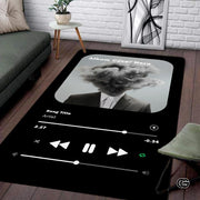 Personalized Welcome Doormat with Family Name and Address - Custom Album Cover Rug