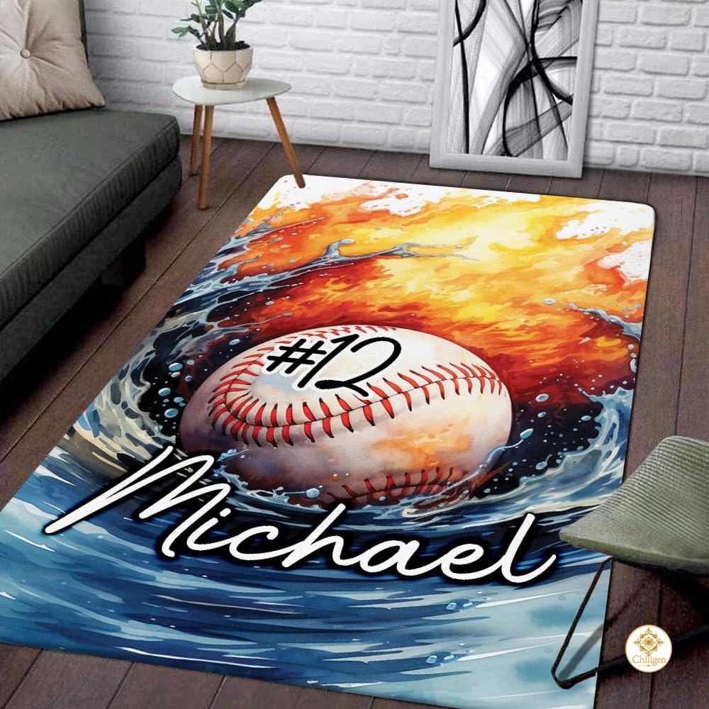 Custom Family Name Doormat with Monogram and House Address