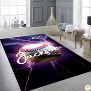 Baseball Area Rug