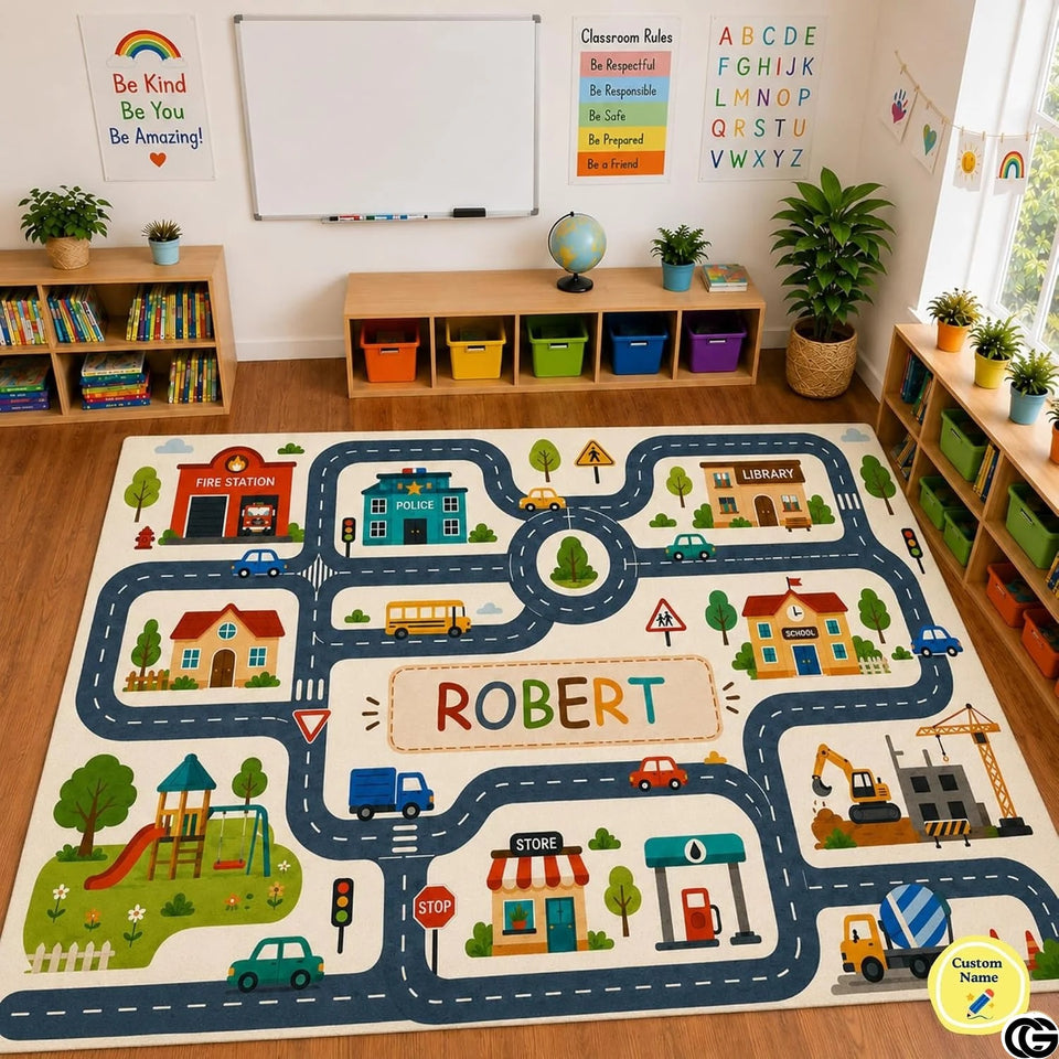 Personalized Welcome Doormat with Family Name and Address